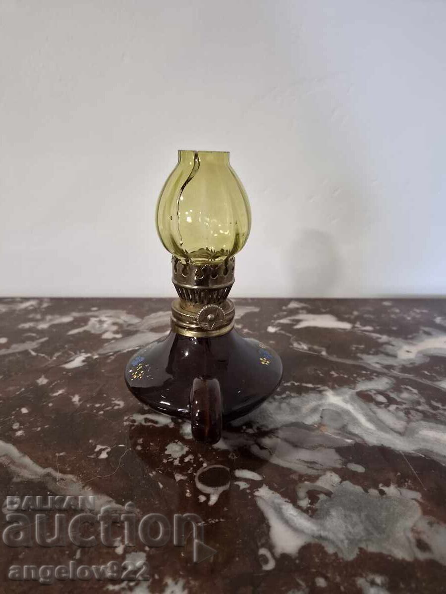 Livrarea Veche lampă cu gaz din ceramică!!!