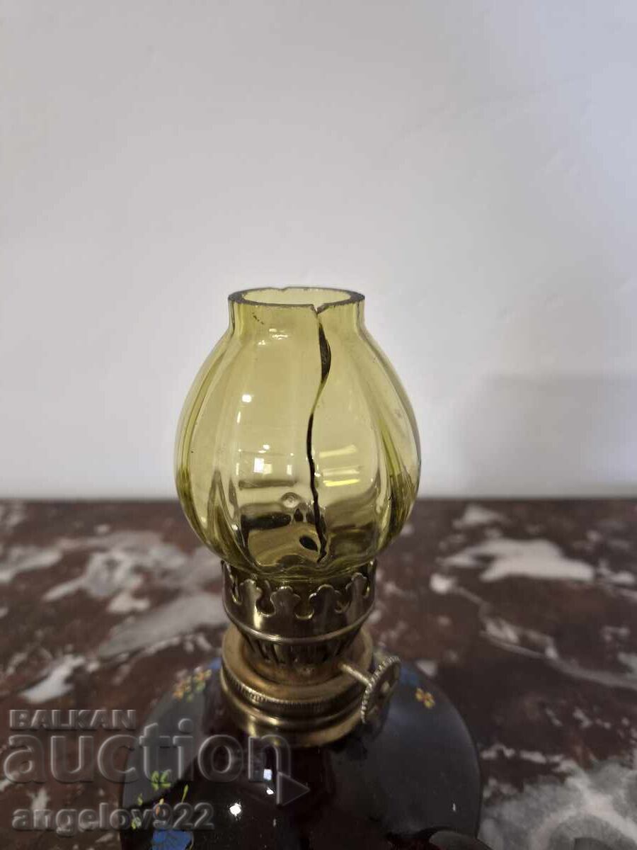 Veche lampă cu gaz din ceramică!!! - 5