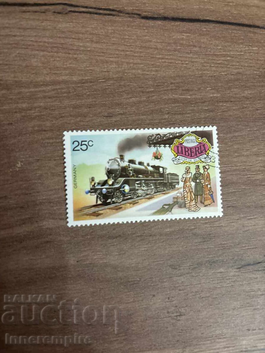 Livrarea Liberia 1976 – Set complet 6 timbre „Locomotive istorice” Livrarea Liberia 1976 – Set complet 6 timbre „Locomotive istorice”