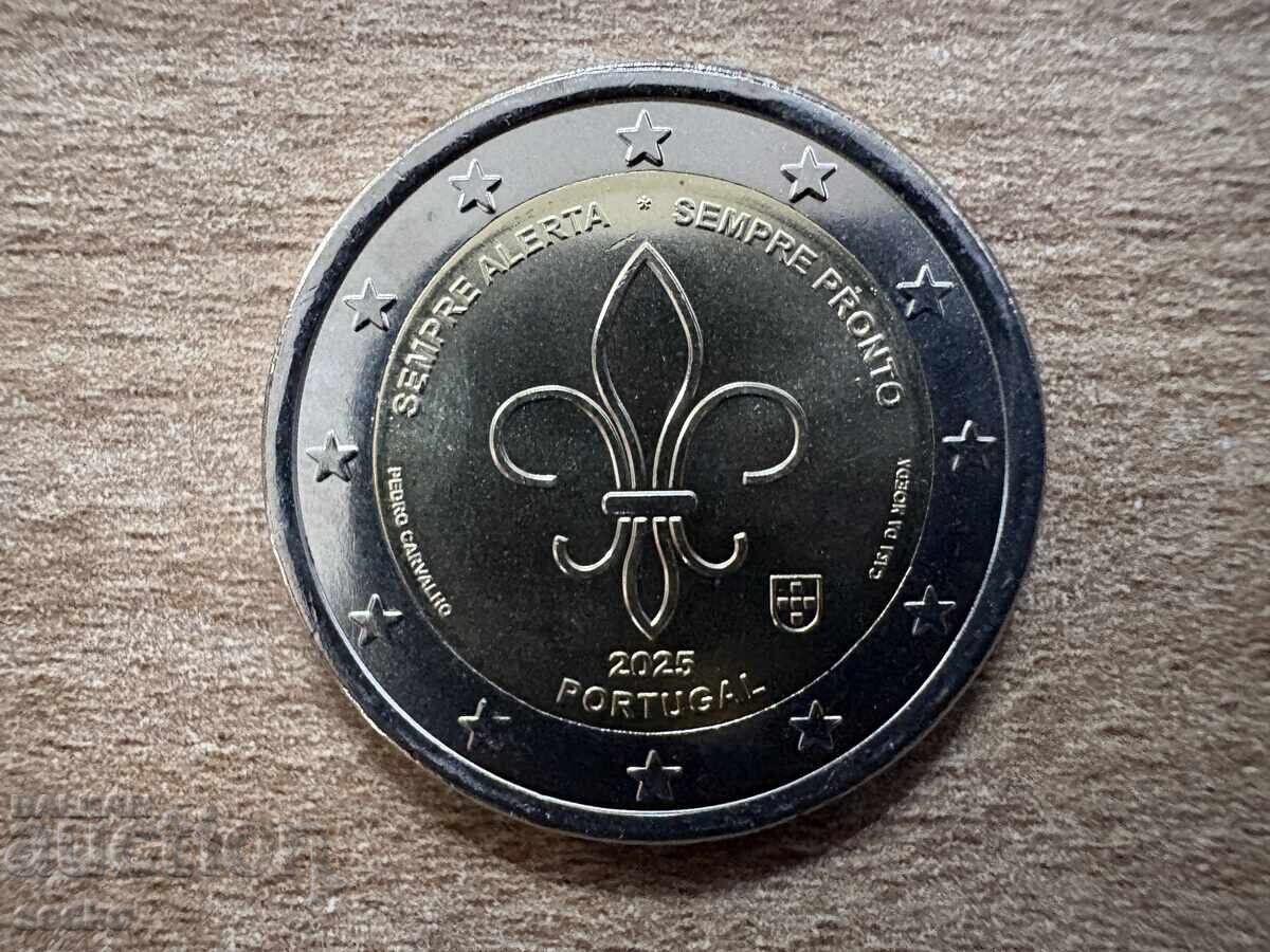 Πορτογαλία - 2 ευρώ (2025) - Προσκοπικό κίνημα με τιμή € 4.75 | 9.29 BGN