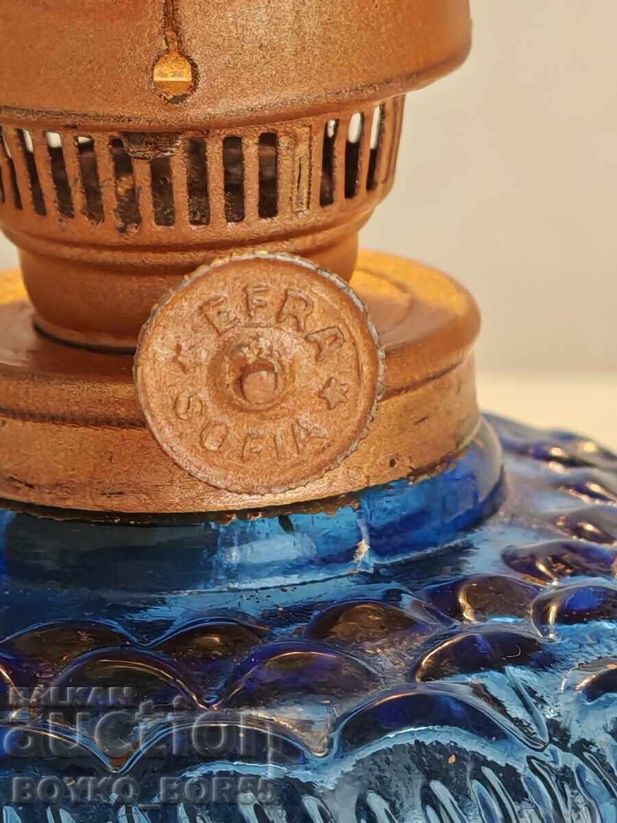 Super Rară Lampă cu Gaz Bulgărească EFRA SOFIA anii 1930-1940 - 5