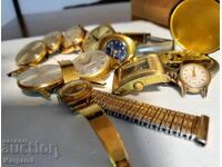 Ceasuri de mână placate cu aur 11 bucăți