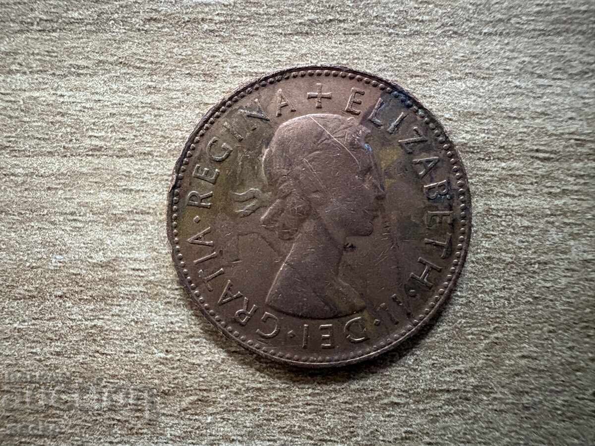 Australia - 1/2 Penny (1953) with price € 0.70 | 1.37 BGN