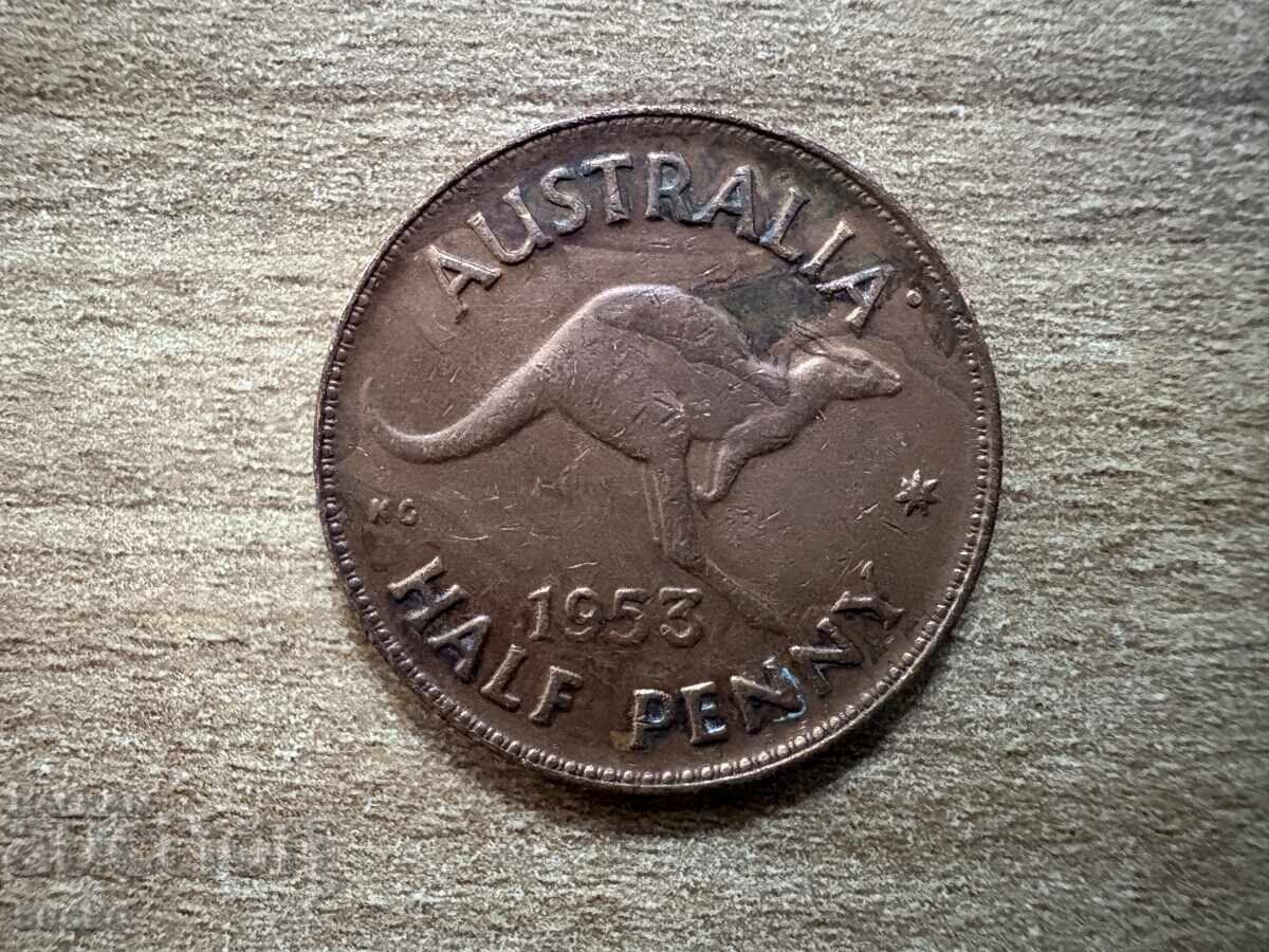 Australia - 1/2 Penny (1953)