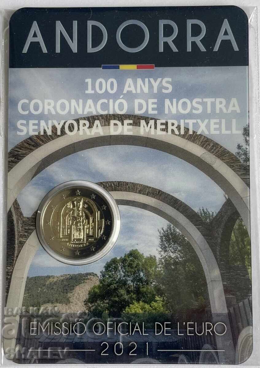 2 Euro 2021 Andorra "100 ani" (Andorra) /1/ - Unc (2 euro)
