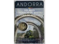 2 Euro 2021 Andorra "100 years" (Andorra) /1/ - Unc (2 euro)