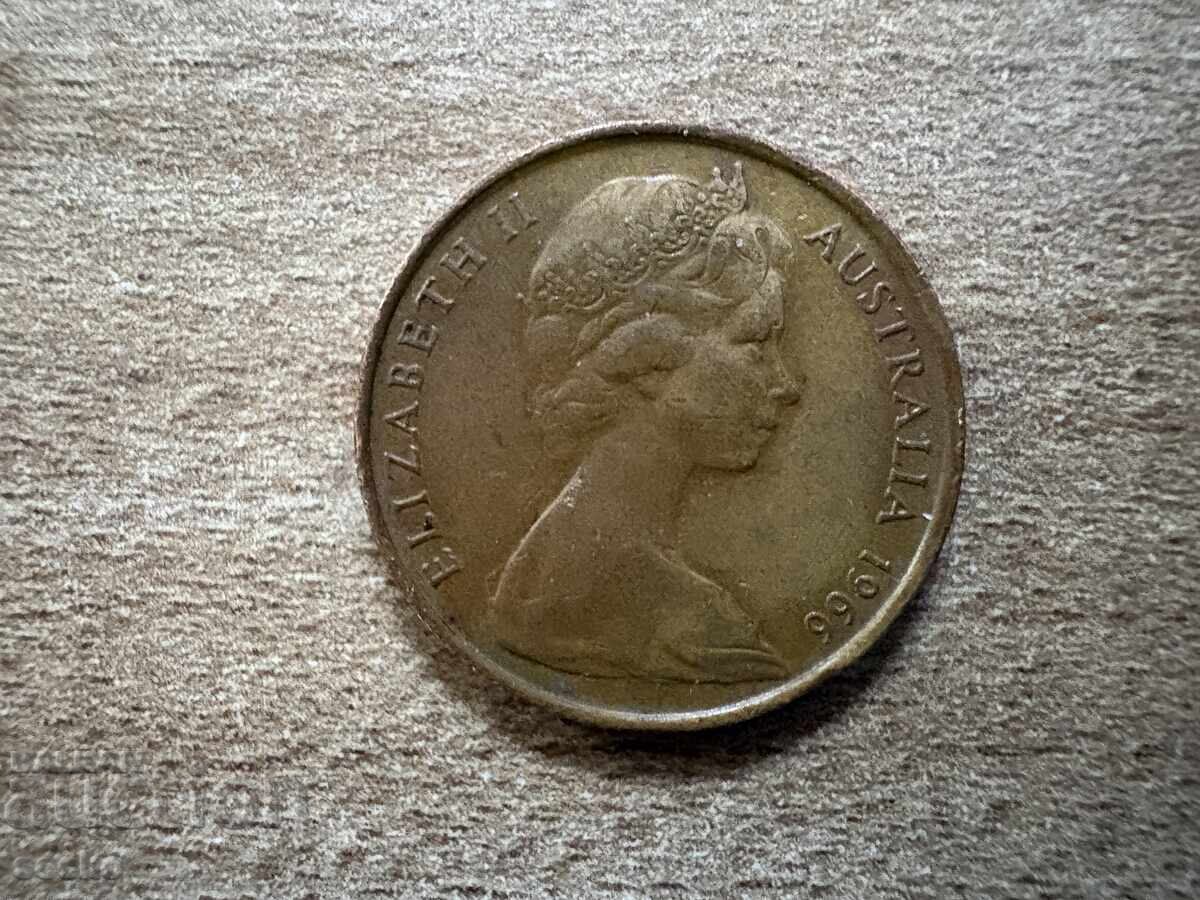 Australia - 2 cenți (1966) cu preț € 0.15 | 0.29 BGN