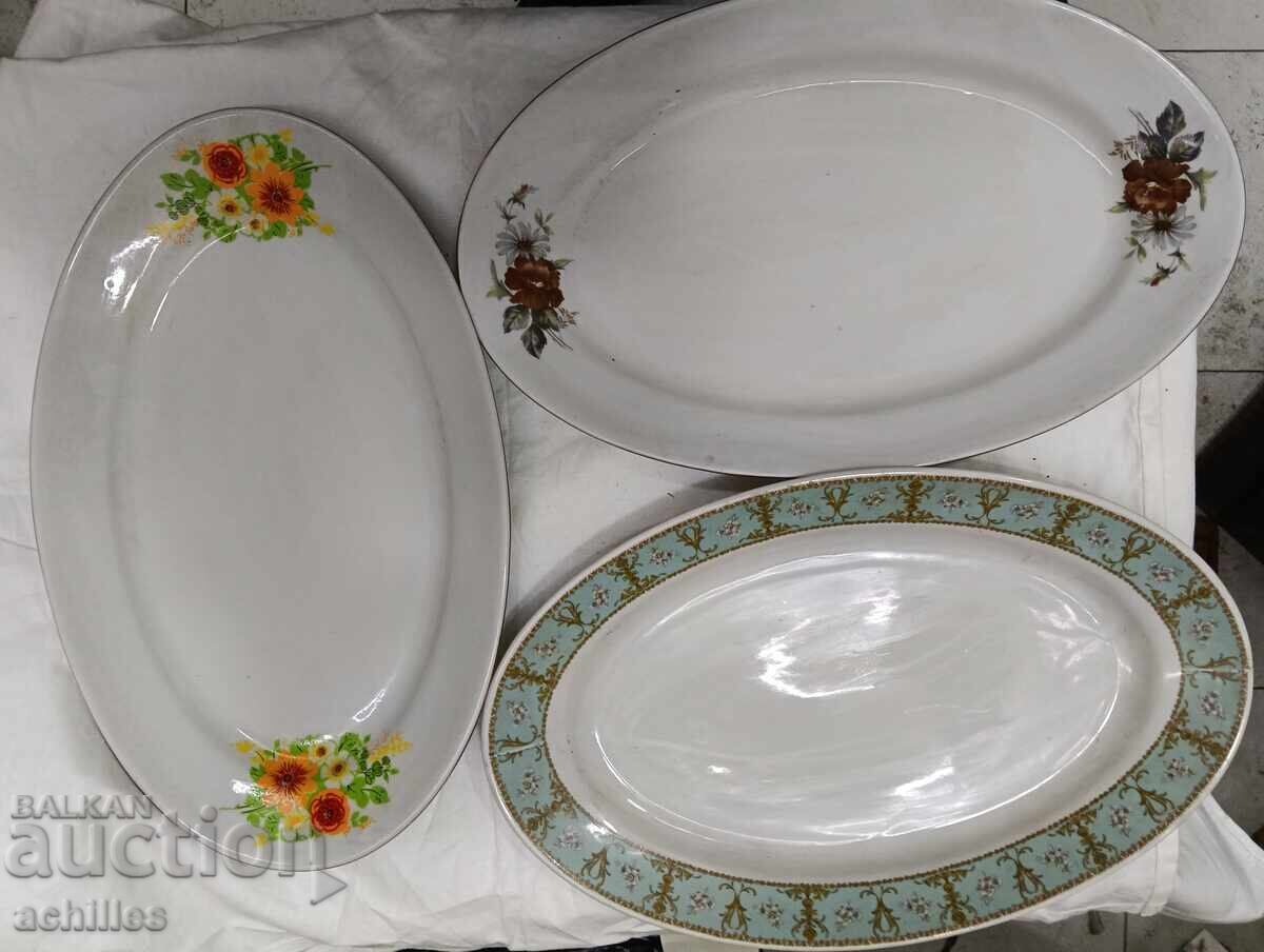 3 τεμ. βουλγαρικά πορσελάνινα πιάτα