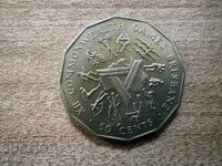 Австралия - 50 цента (1982) - XII Игри на общността