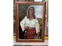 Fascinant tablou, ulei. Semnat anul 1908