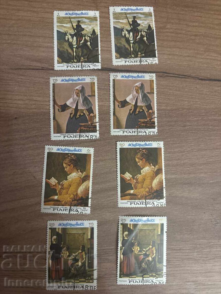 Фуджейра 1972 – 8 марки „Класически картини“ Фуджейра 1972 – 8 марки „Класически картини“