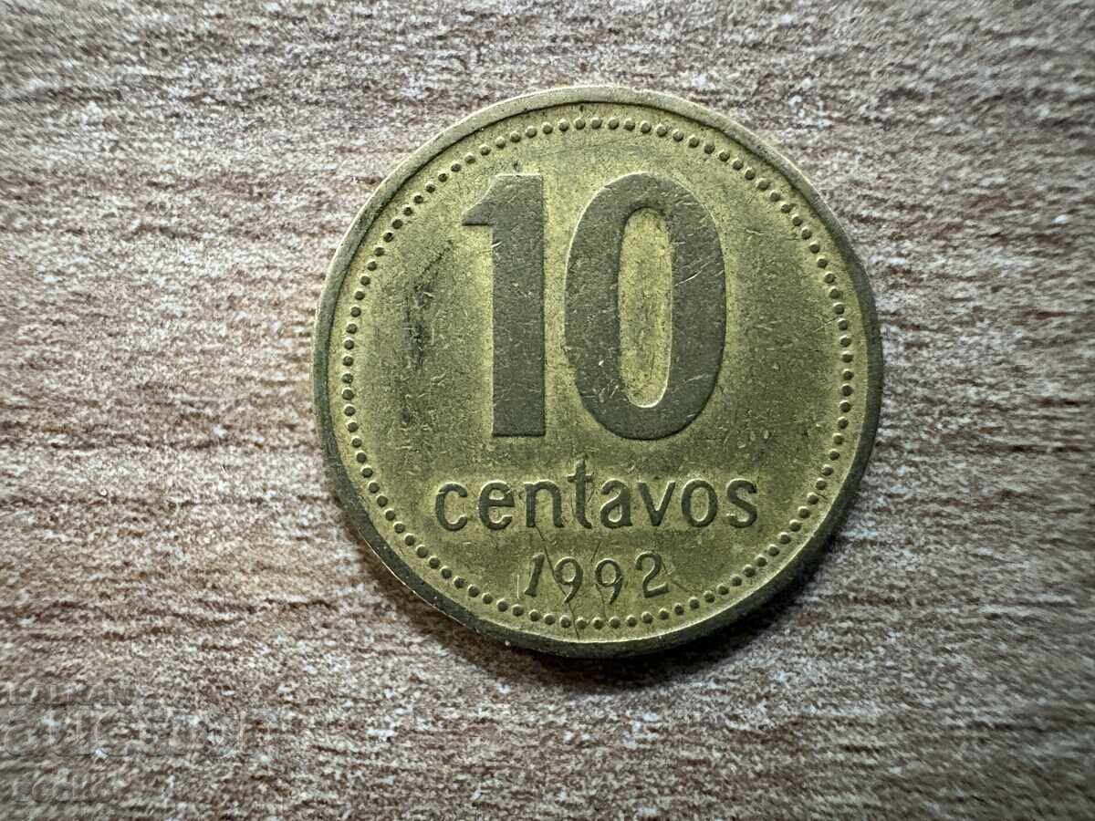Αργεντινή - 10 σεντάβος (1992)