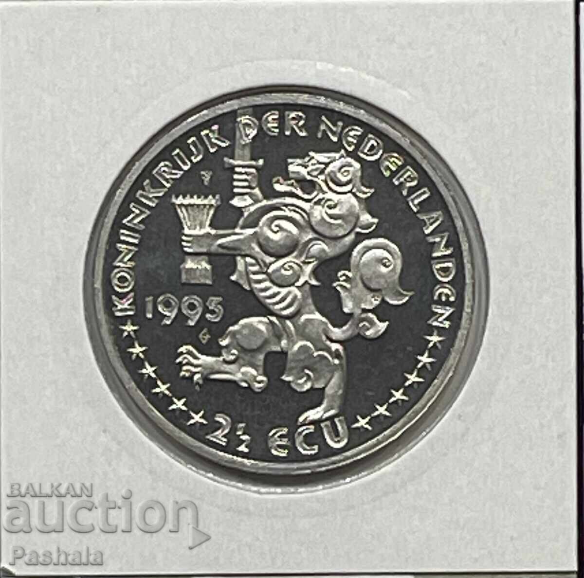 Netherlands 2 1/2 ecu 1995 with price € 8.00 | 15.65 BGN