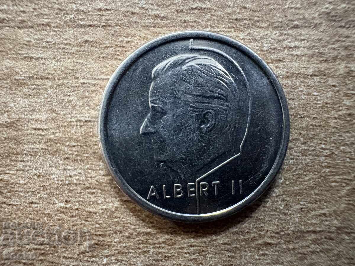 Белгия - 1 франк (1998) - BELGIE с цена € 0.10 | 0.20 лв.