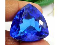 BZC! 123.35ct Natural Tanzanite Trillion Cert. OMGTL from 1st!