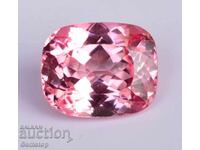 БЗЦ! 5.45 к-та естествен морганит кушон серт.AGSL  от 1ст!