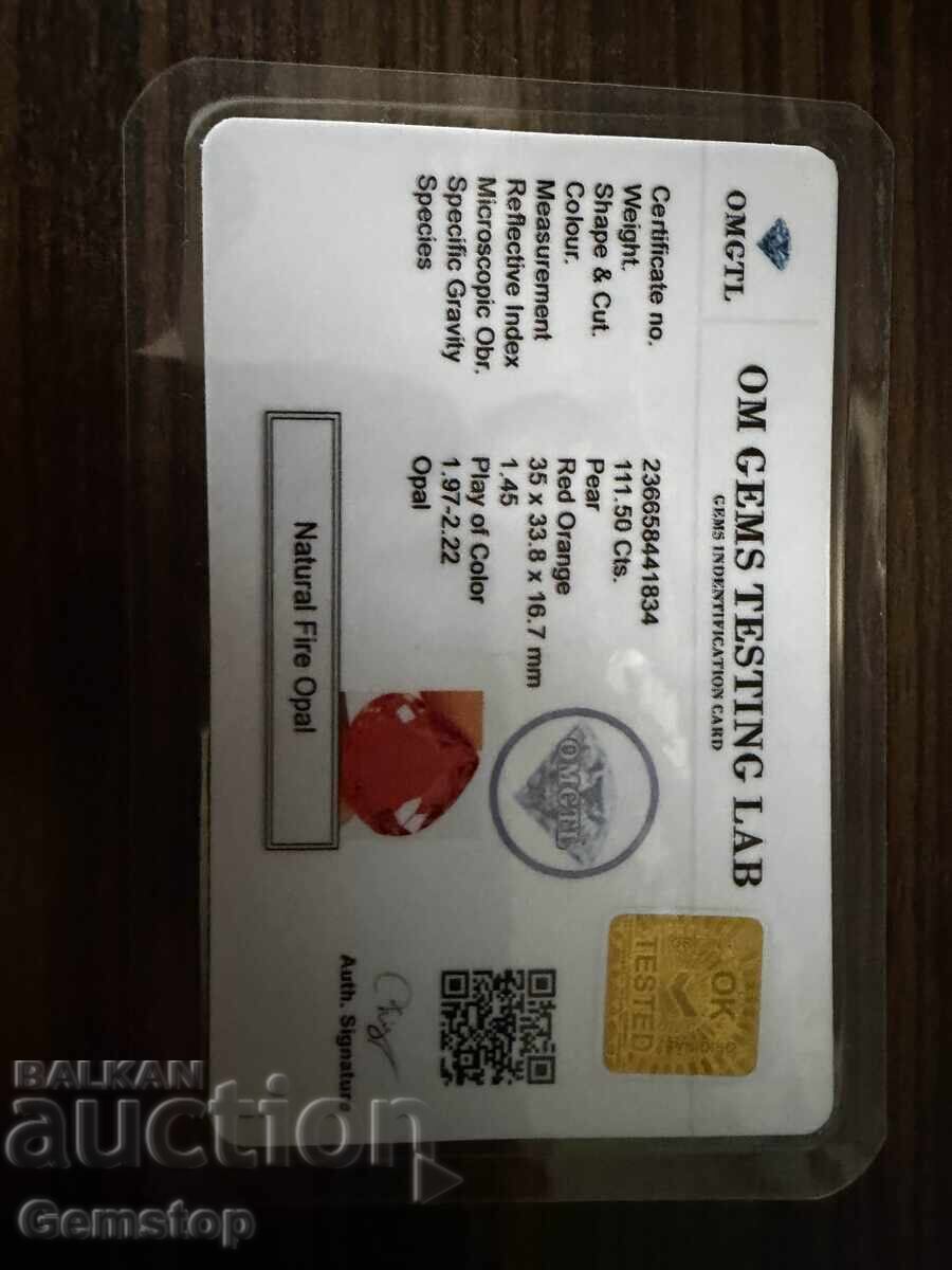 BZTS!111.50k-ta estestven ognen opal krusha sert.OMGTL ot 1st! - 7