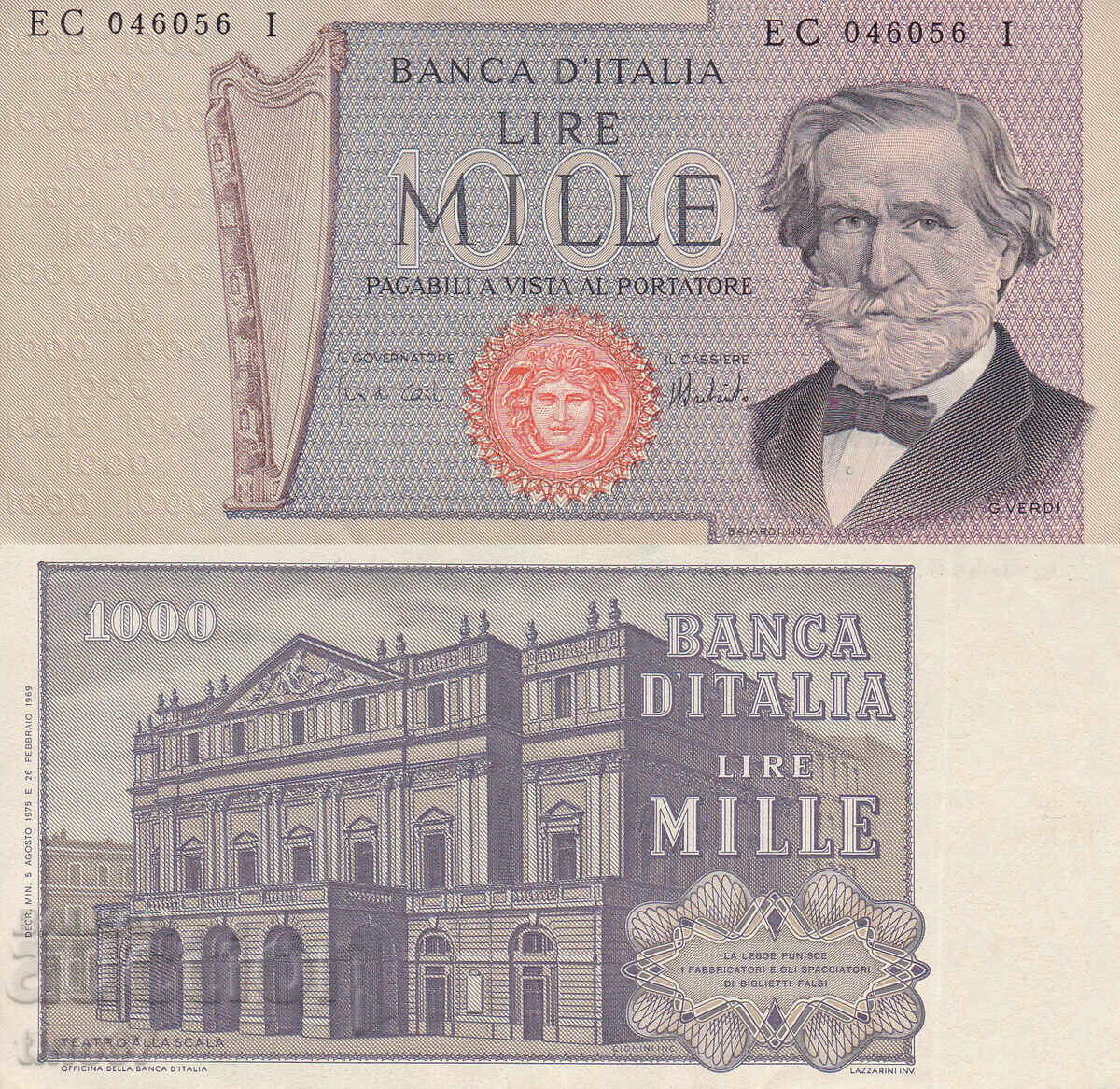 tino37 - ΙΤΑΛΙΑ - 1000 ΛΙΡΕΣ - 1975 - VF