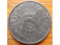 5 Pfennig 1943 - Germania (E)