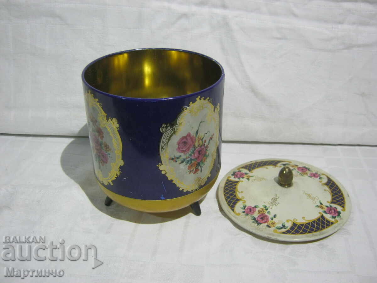 Antique Metal Box - 5 Antique Metal Box - 5