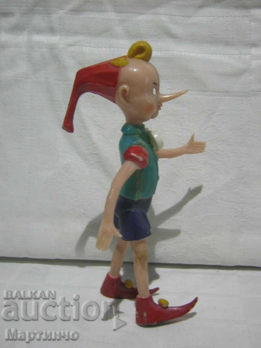 Licitație Jucărie veche Păpușă Pinocchio cu ochi mobili