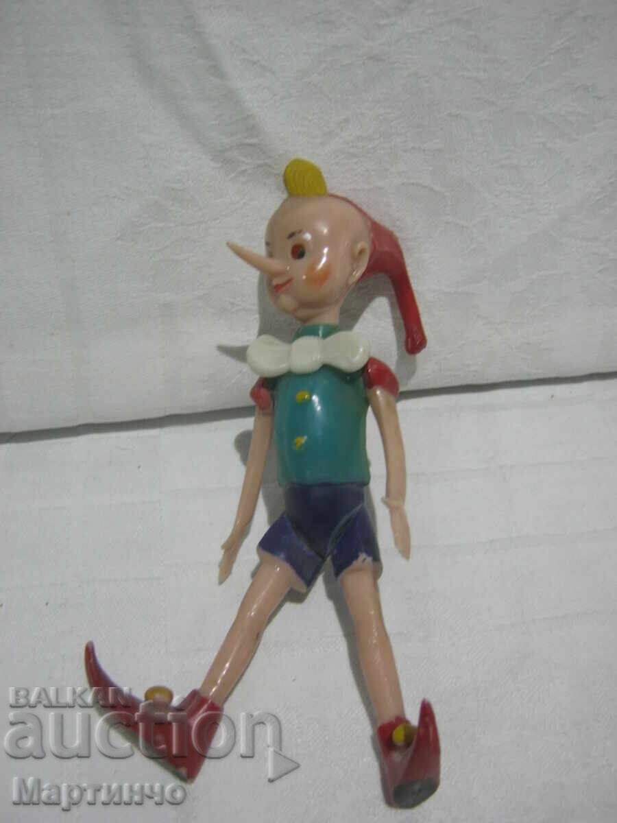 Jucărie veche Păpușă Pinocchio cu ochi mobili - 6