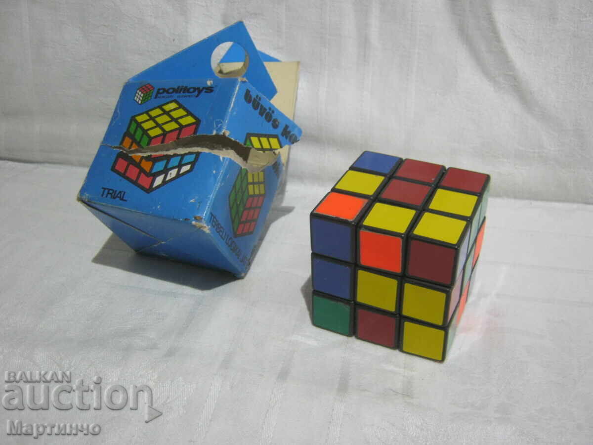 Livrarea Jucărie veche cub Rubik original puzzle logic
