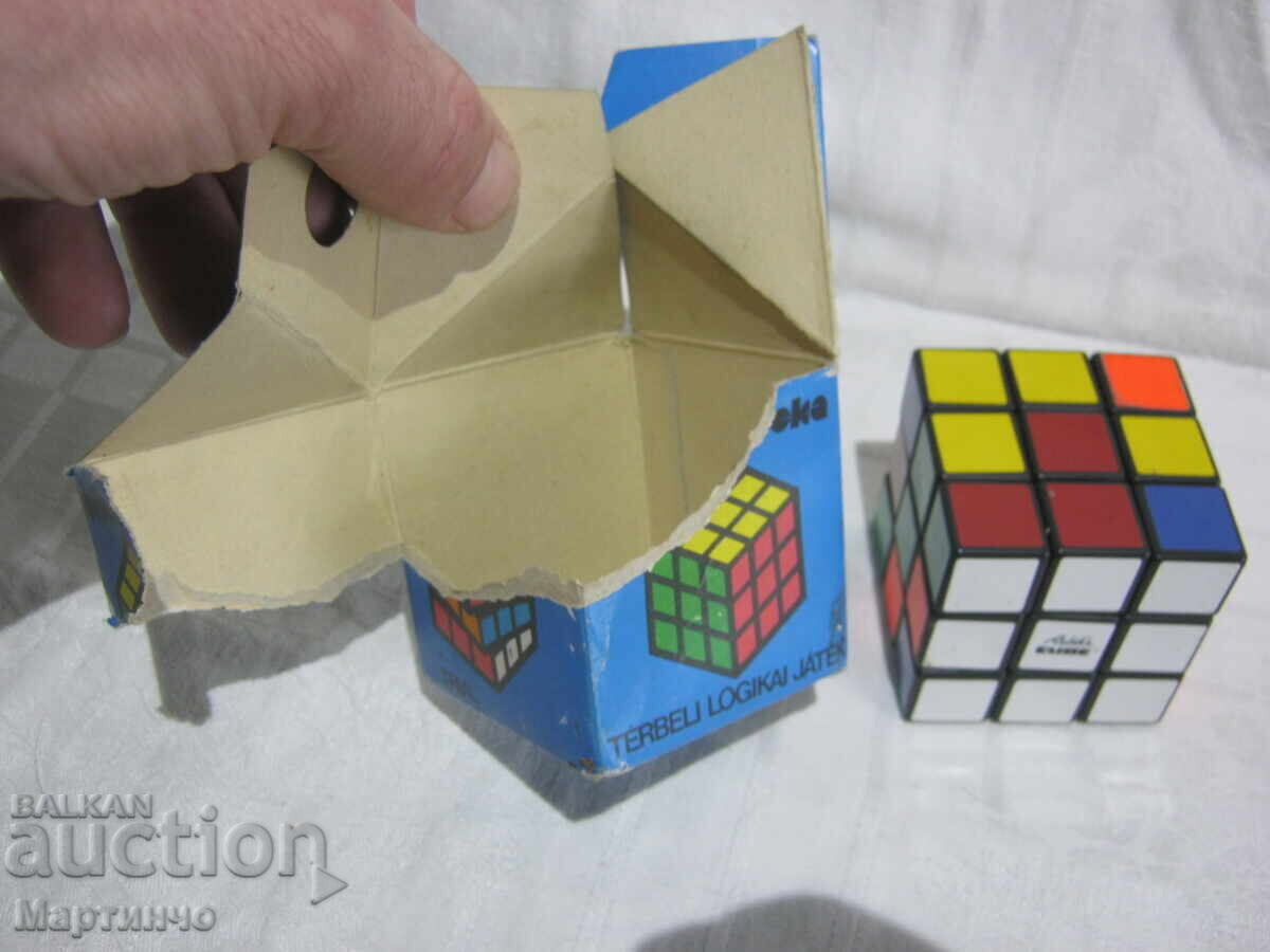 Jucărie veche cub Rubik original puzzle logic - 7