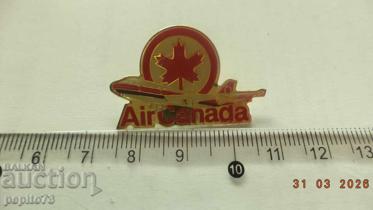 AIR CANADA airline pin with price € 5.00 | 9.78 BGN AIR CANADA airline pin with price € 5.00 | 9.78 BGN