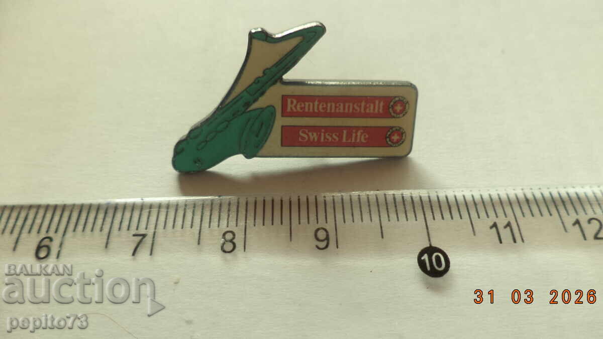 значка ,Sfiss Life, застрахователна компания с цена € 2.00 | 3.91 лв.