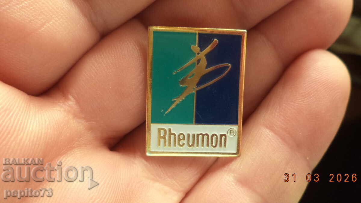 ,Rheumon, medicinal product badge ,Rheumon, medicinal product badge