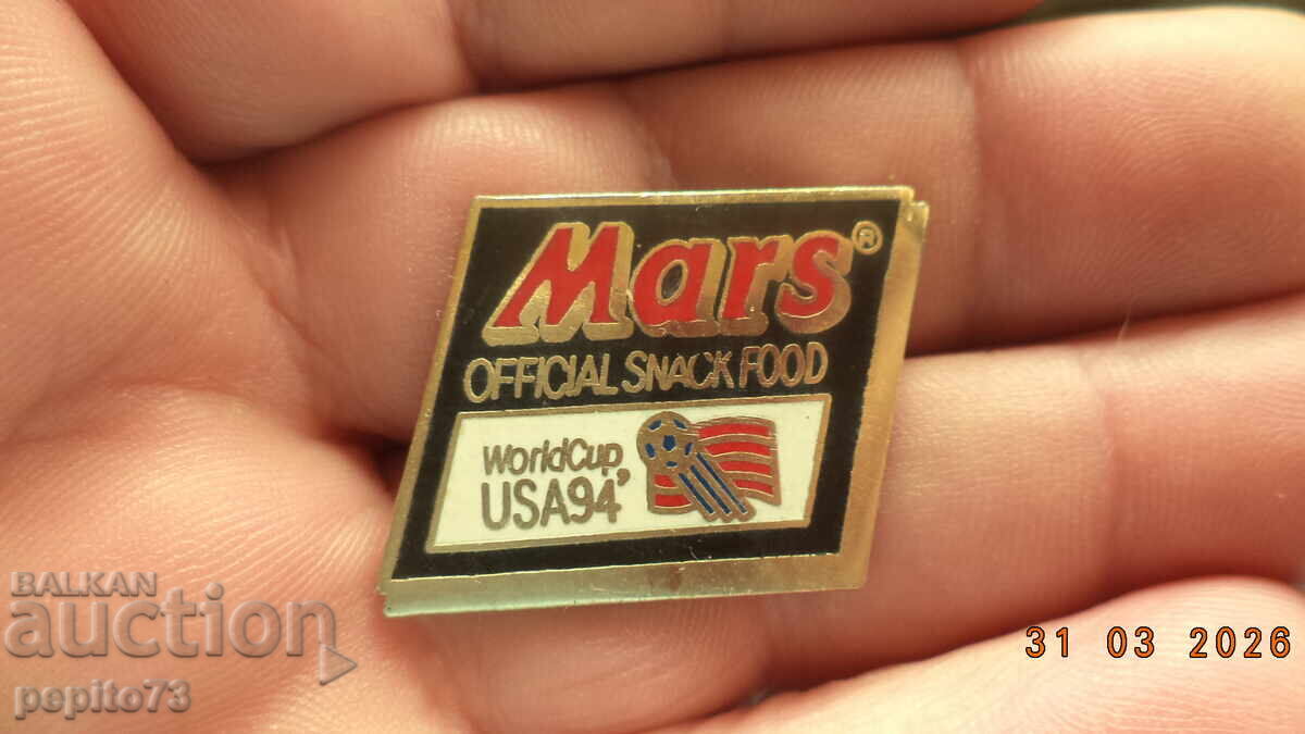 MARS chocolate dessert badge MARS chocolate dessert badge