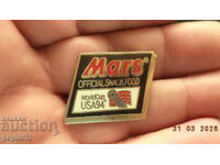 MARS chocolate dessert badge