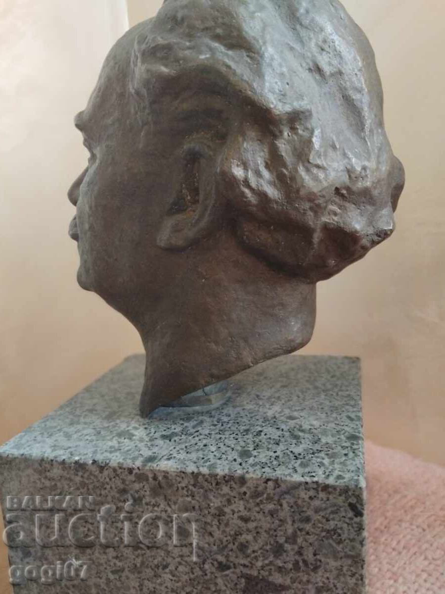 Bust din bronz Gheorghi Dimitrov - 5