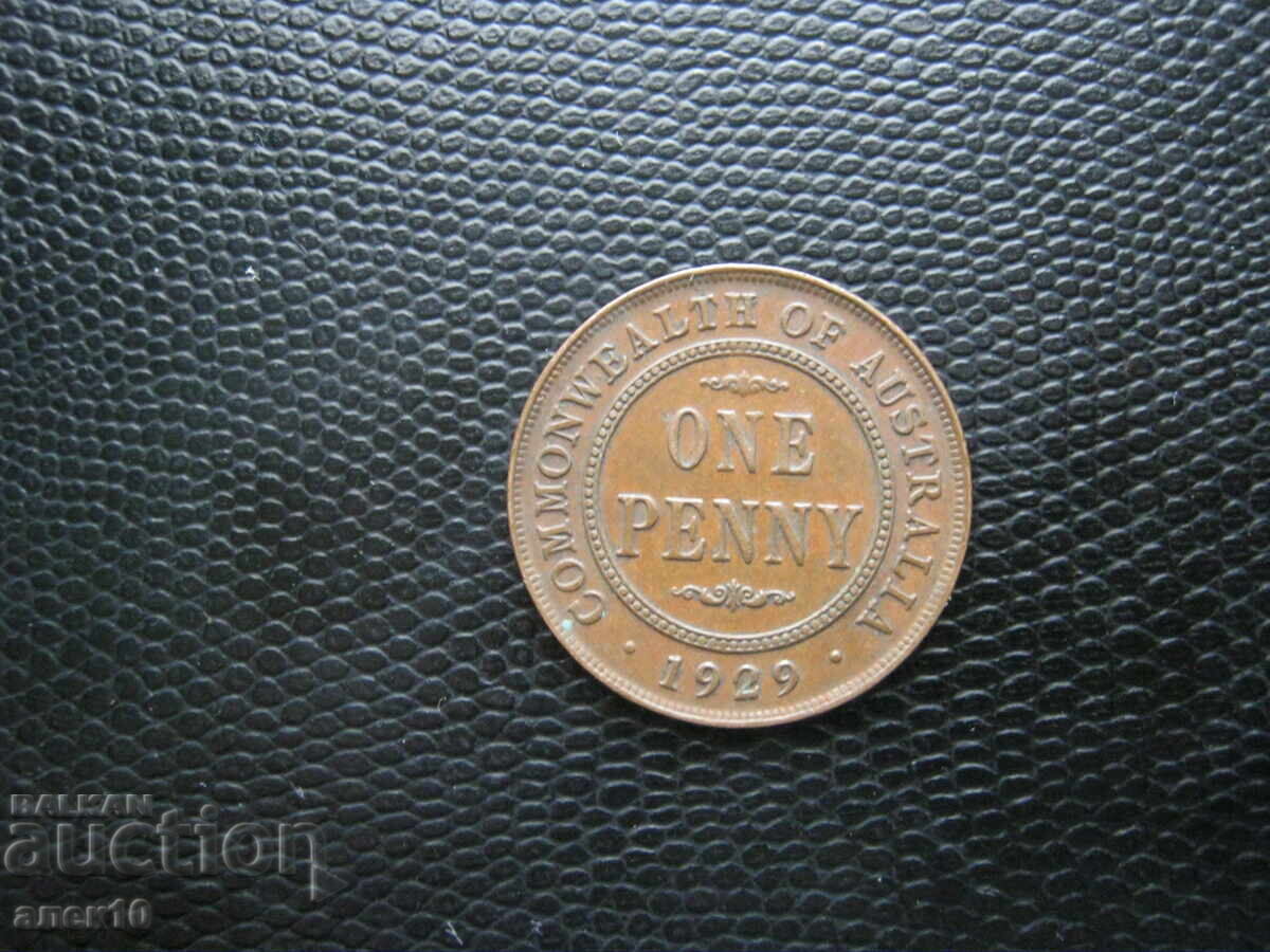 Австралия 1 пени 1929 б Австралия 1 пени 1929 б