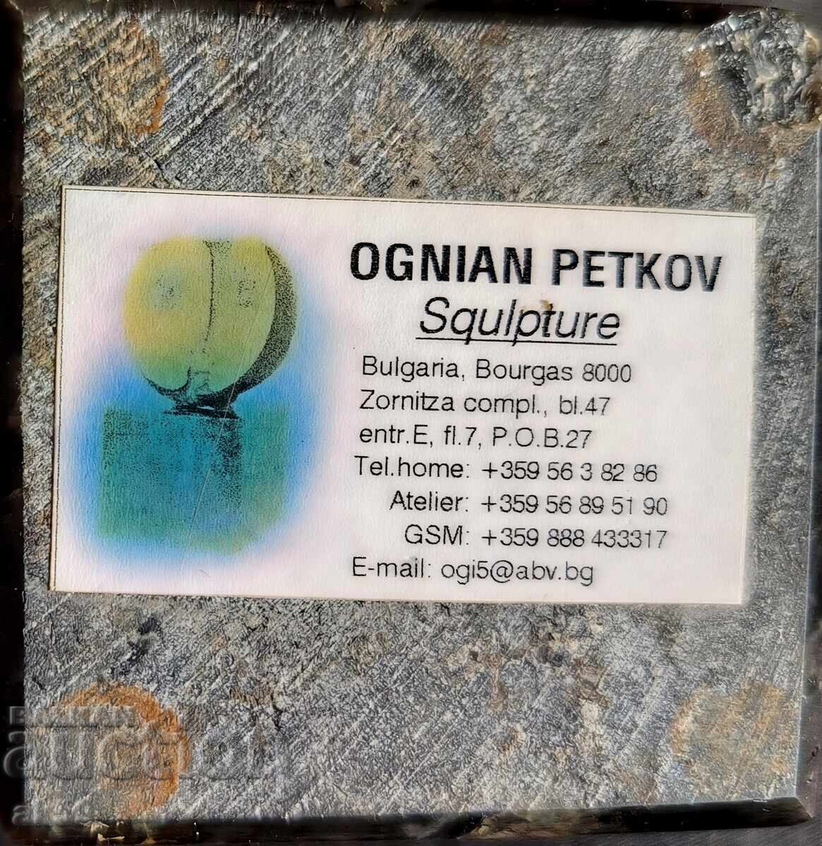 Αυθεντικό μικρό μπρούτζινο γλυπτό - πλαστική - 7