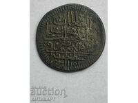 Monedă turcească din argint 1 Zolta Ahmed al III-lea 20,3 grame