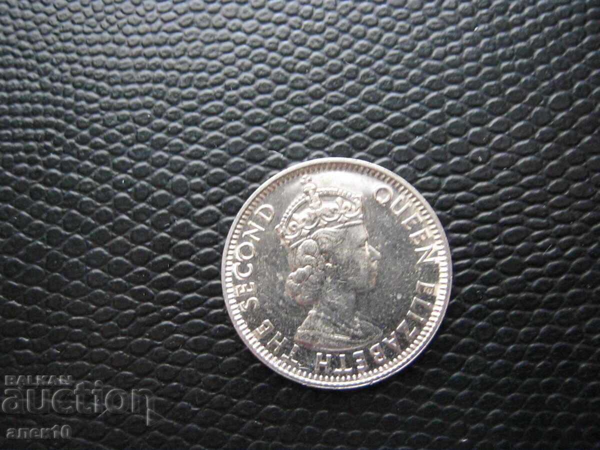 Belize 25 cents 1988 b Belize 25 cents 1988 b