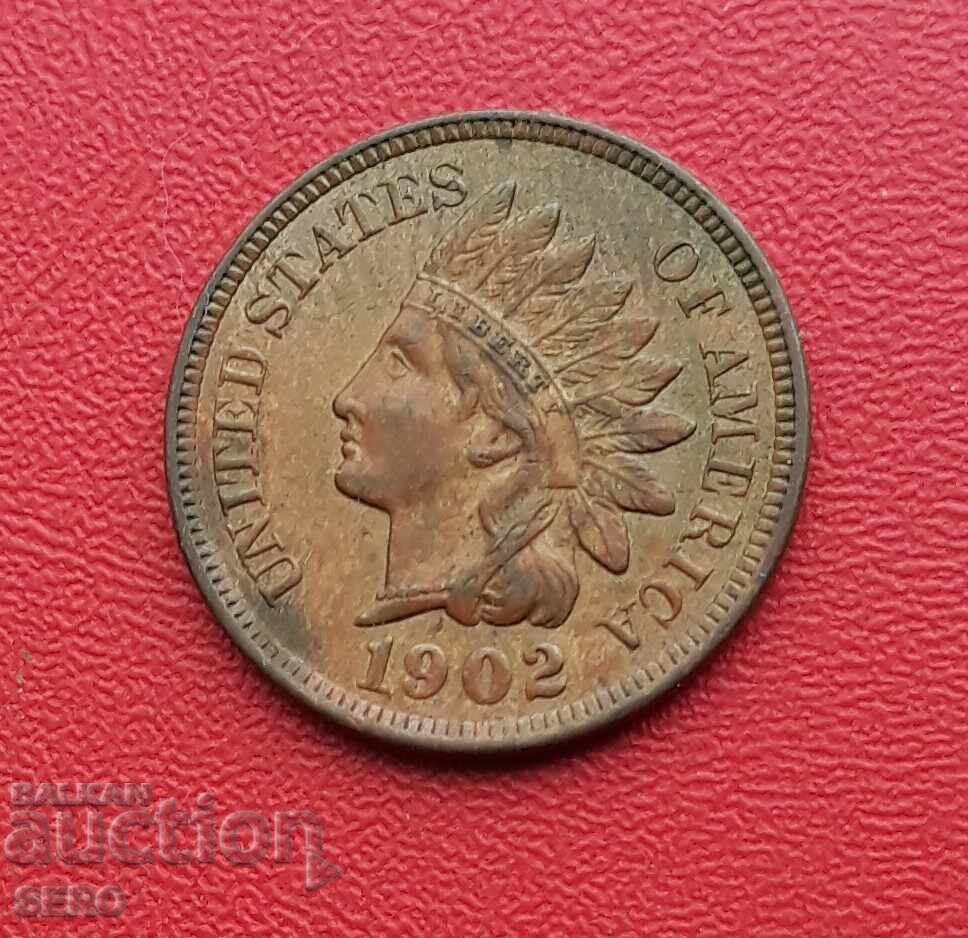USA - 1 cent 1902 - excellently preserved USA - 1 cent 1902 - excellently preserved