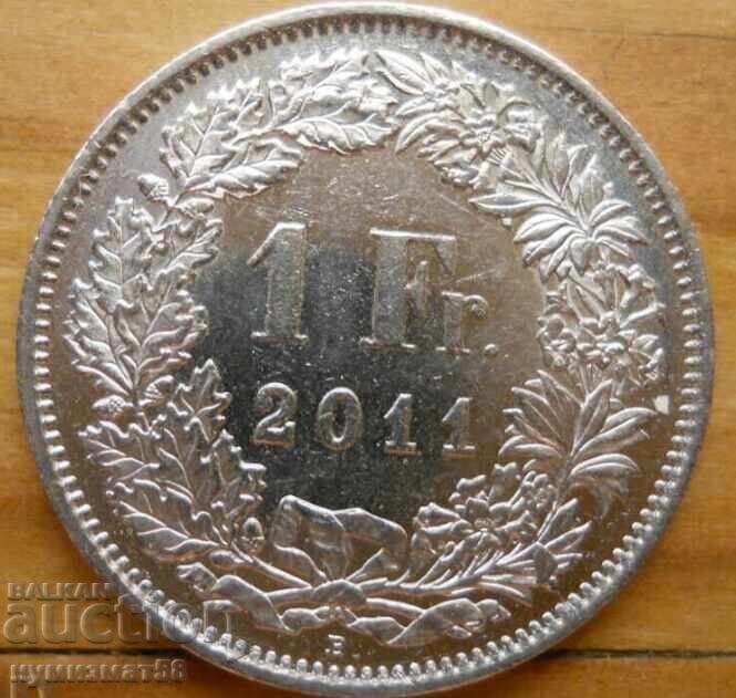 1 Franc 2011 - Switzerland 1 Franc 2011 - Switzerland