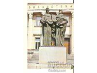 Postcard Bulgaria Sofia The Monument of Cyril and Methodius*