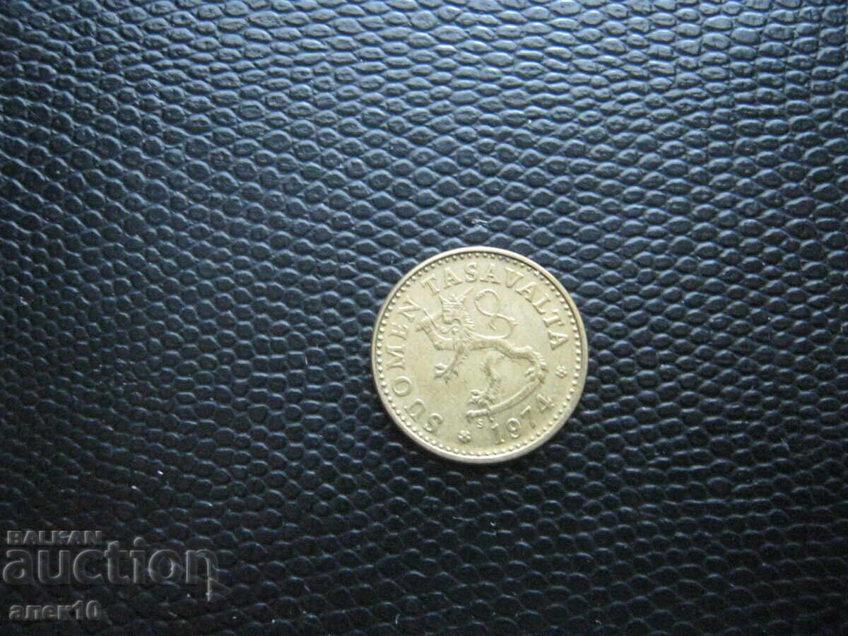 Finlanda 10 penniä 1974 b Finlanda 10 penniä 1974 b