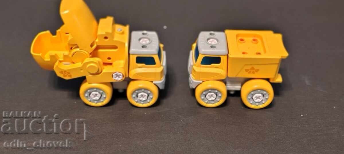 Construction vehicles, transformer parts
