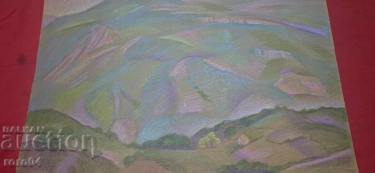 PEISAJ DIN RODOPI I - PASTEL cu preț € 49.99 | 97.77 BGN PEISAJ DIN RODOPI I - PASTEL cu preț € 49.99 | 97.77 BGN