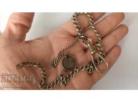 Ot skrina na dyado, stara verizhka za chasovnik, srebro, moneta, dzhoben chasovnik