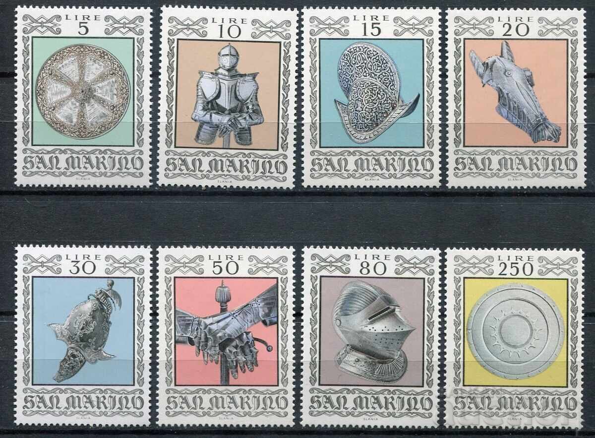Σαν Μαρίνο 1974 MnH - Αρχαία όπλα και πανοπλίες