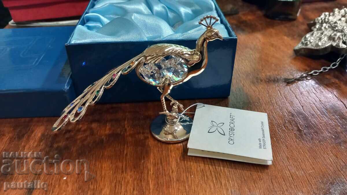 PAUN FIGURINE SILVER SWAROVSKI with price € 15.00 | 29.34 BGN