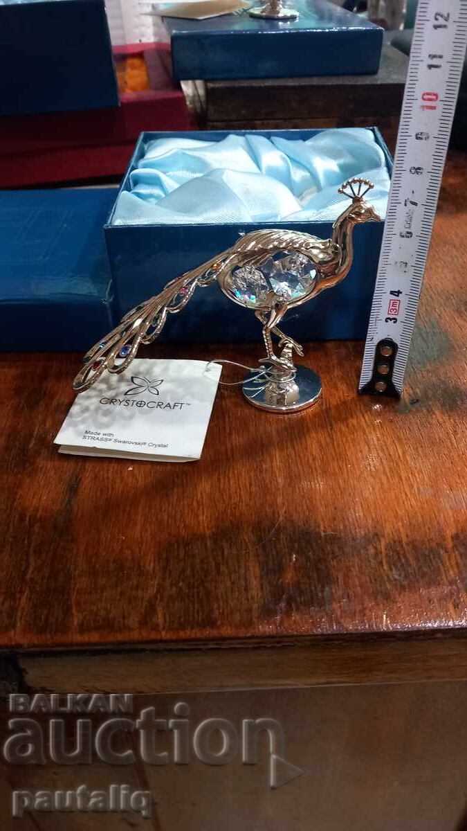 Auction  PAUN FIGURINE SILVER SWAROVSKI
