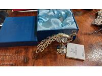 PAUN FIGURINE SILVER SWAROVSKI