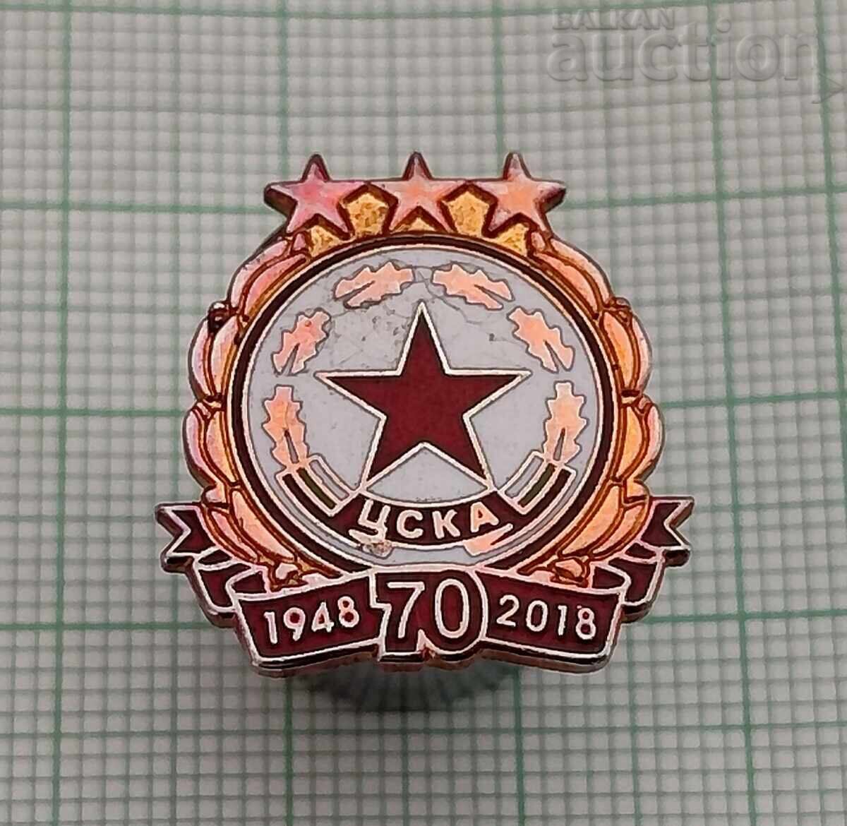 CSKA DRAPELUL SEPTEMBRIE 70 ani INSIGNĂ PIN EMAIL